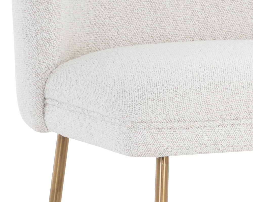 Kelty Counter Stool - Gold - Copenhagen White