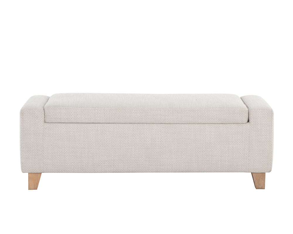 Hartley Storage Bench - Natural - Moto Stucco