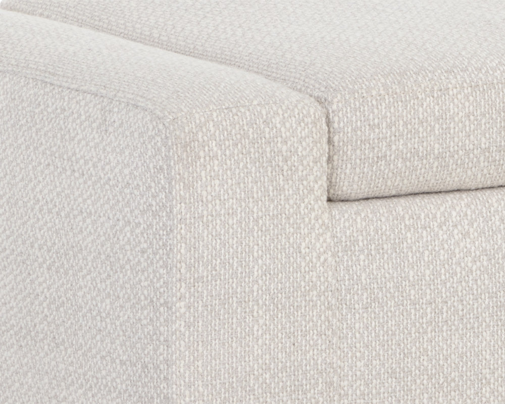 Hartley Storage Bench - Natural - Moto Stucco