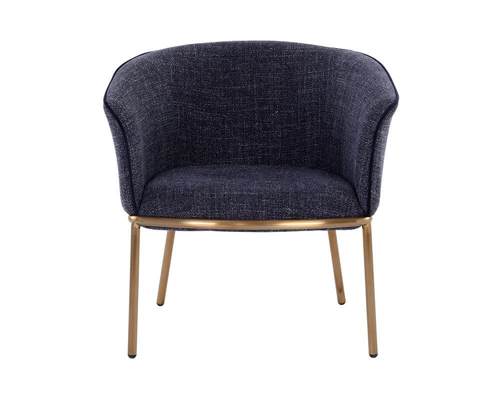 Nadine Lounge Chair - Chacha Navy