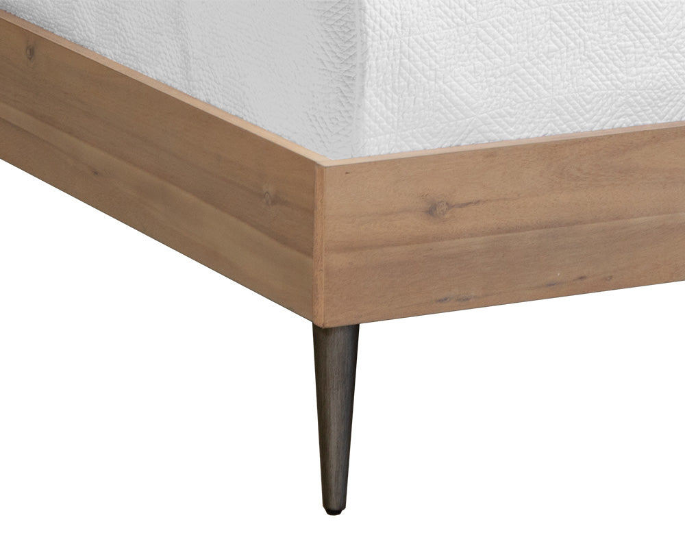 Greyson Bed - King - Light Acacia