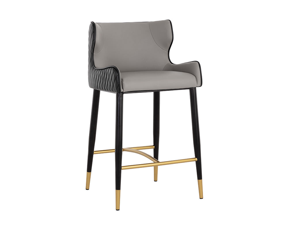 Gianni Counter Stool - Dillon Stratus / Dillon Black