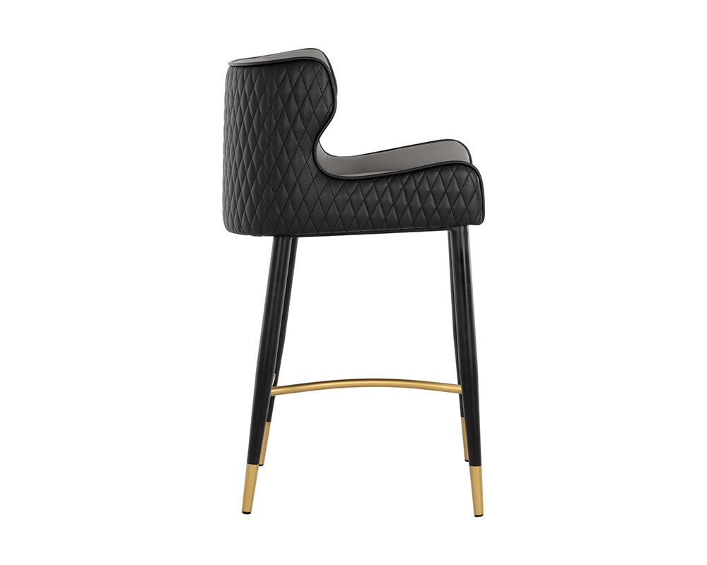 Gianni Counter Stool - Dillon Stratus / Dillon Black