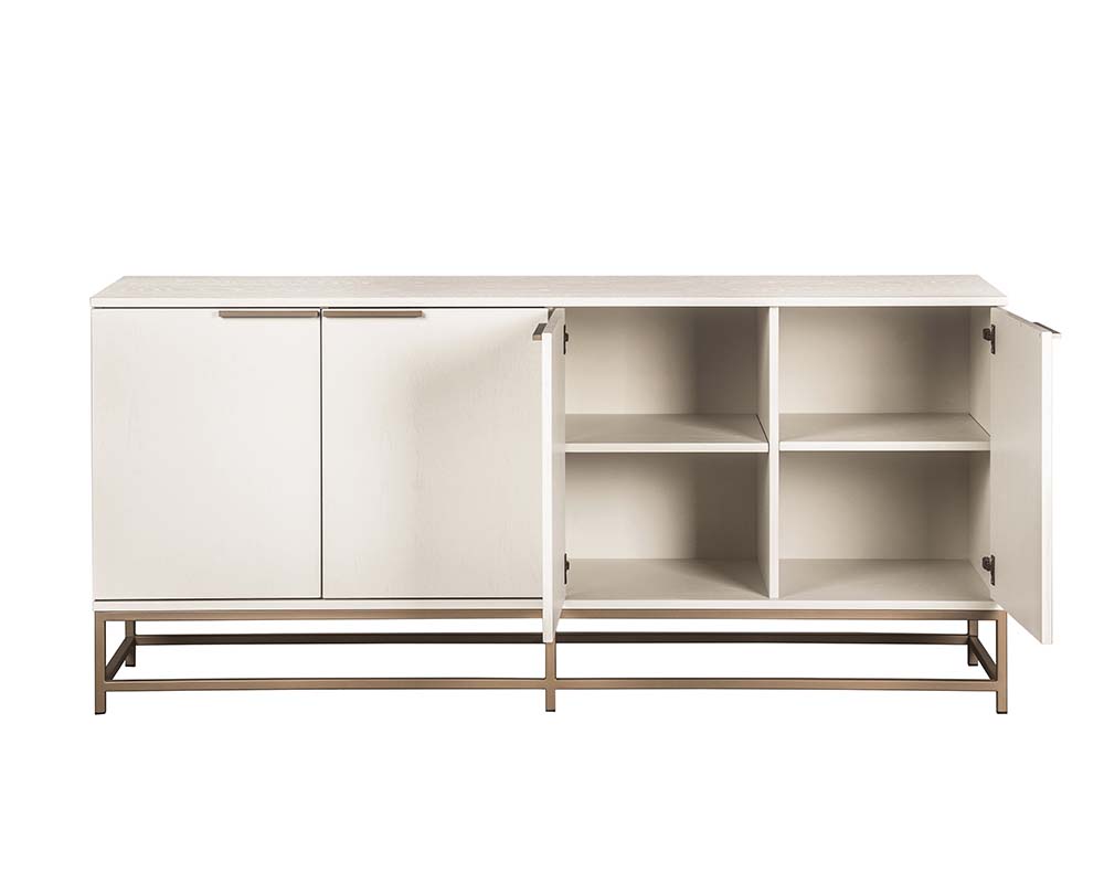 Rebel Sideboard - Large - Champagne Gold - Cream