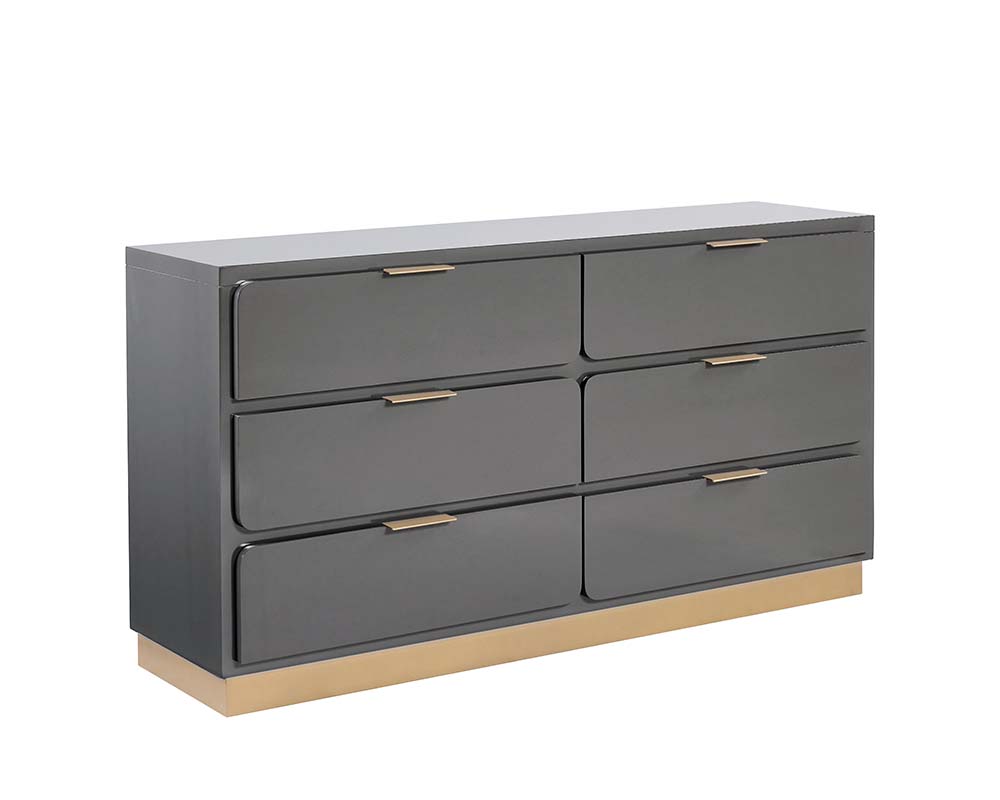 Jenkins Dresser - High Gloss Grey