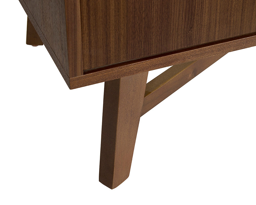 Caven Bar Cabinet - Walnut