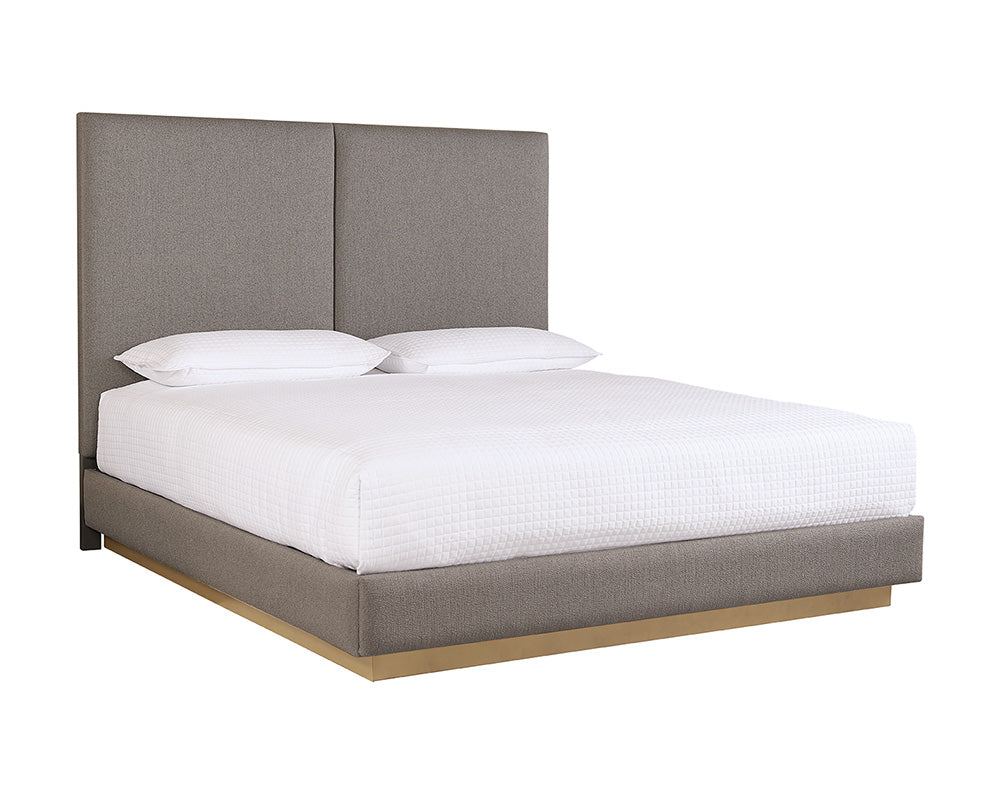 Jenkins Bed - King - Dazzle Grey