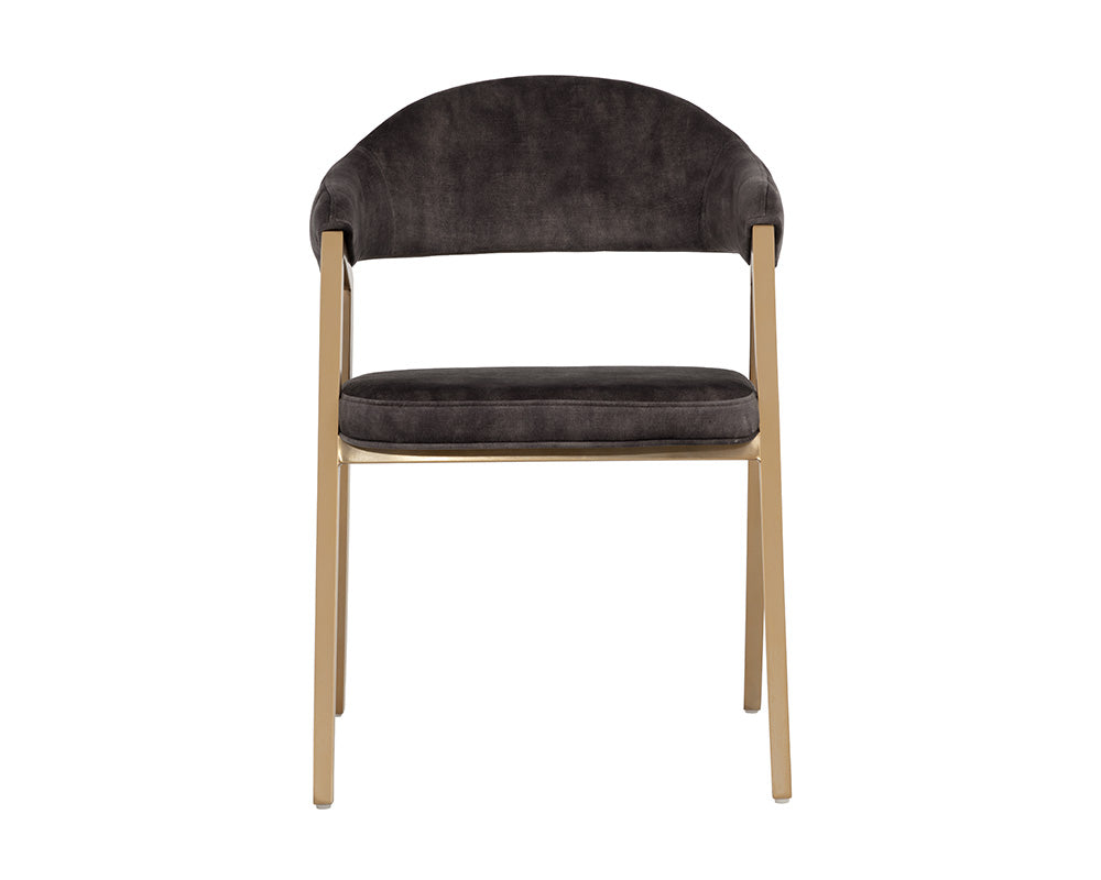 Burgos Dining Armchair - Nono Shitake