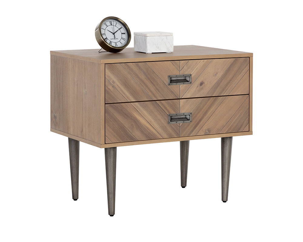 Greyson Nightstand - Light Acacia