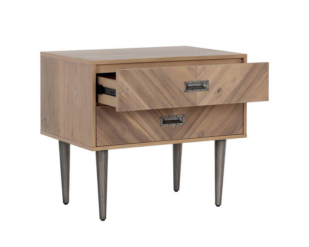 Greyson Nightstand - Light Acacia