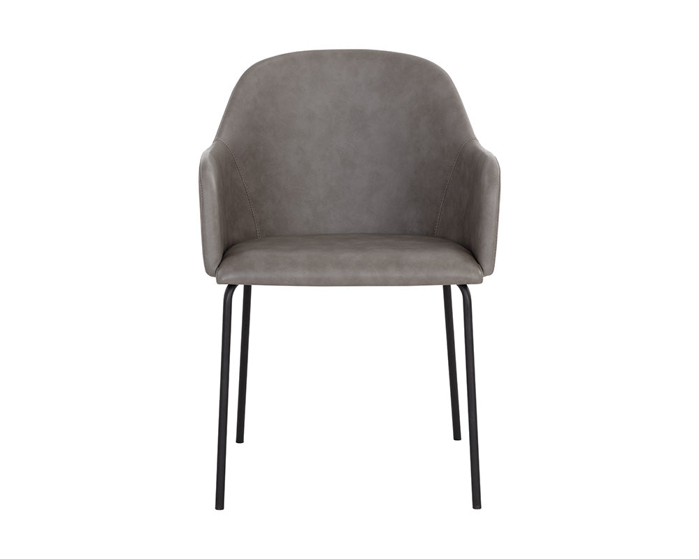 Hensley Dining Armchair - Dawn Grey