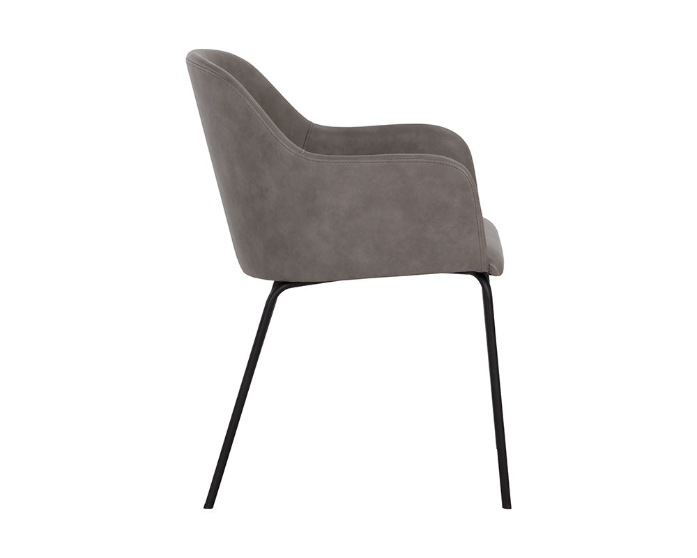 Hensley Dining Armchair - Dawn Grey