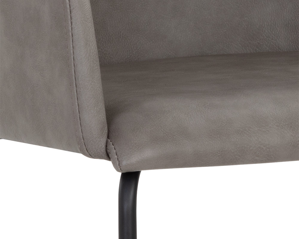 Hensley Dining Armchair - Dawn Grey