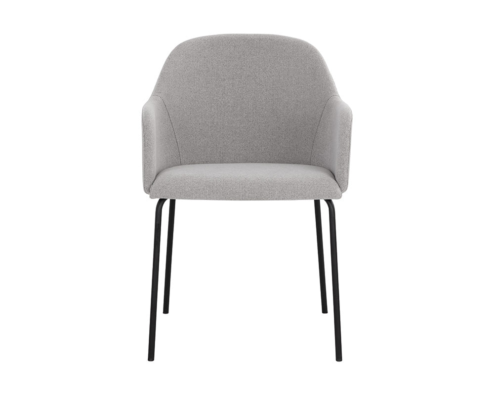 Hensley Dining Armchair - Mina Warm Grey