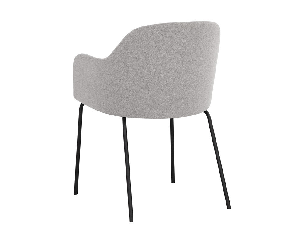 Hensley Dining Armchair - Mina Warm Grey