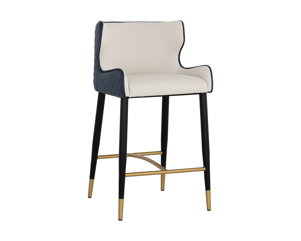 Gianni Counter Stool - Dillon Cream / Dillon Thunder