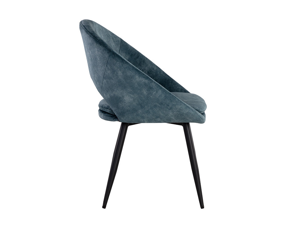 Capaldi Dining Chair - Nono Petrol