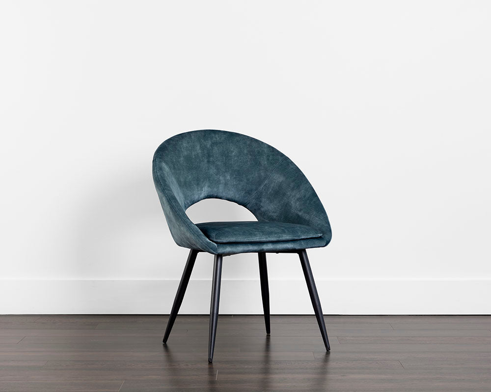 Capaldi Dining Chair - Nono Petrol