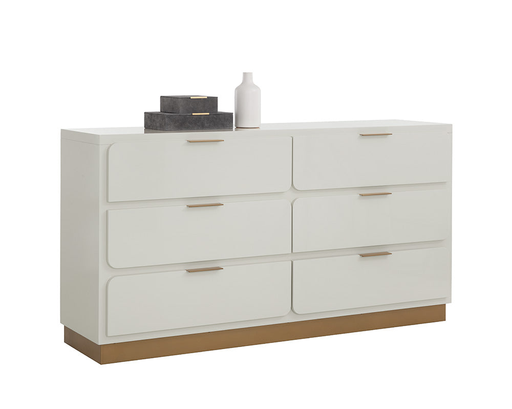 Jenkins Dresser - High Gloss Cream