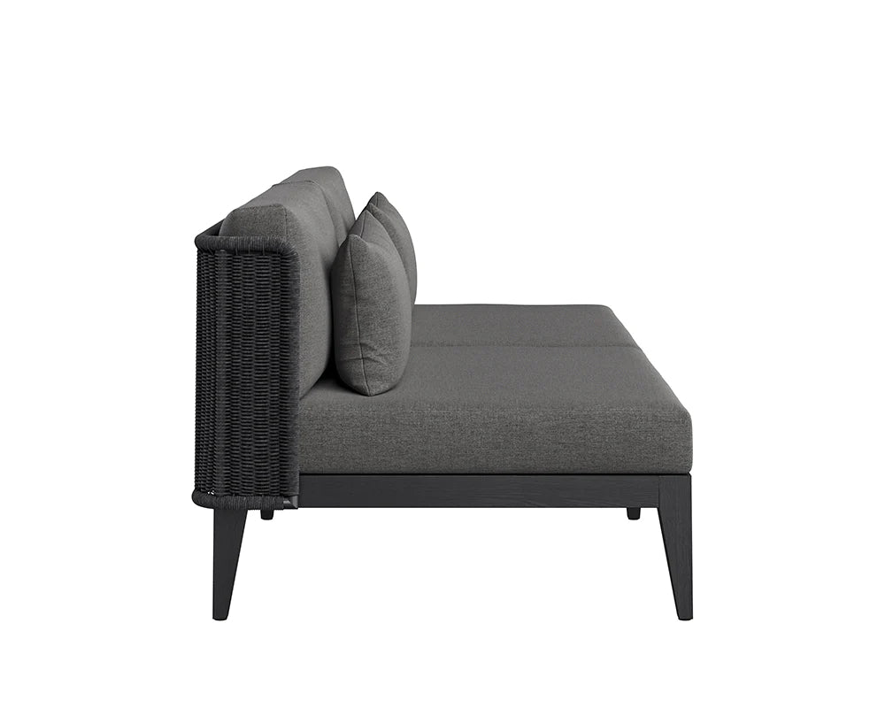 Ibiza 2-Seater Sofa - Charcoal (Patio/Outdoor)