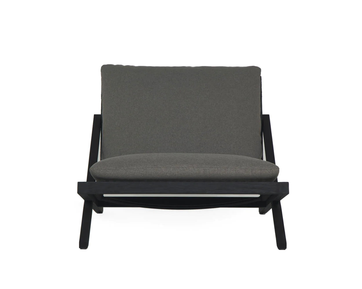 Bari Lounge Chair - Gracebay Grey - Charcoal (Patio/Outdoor)