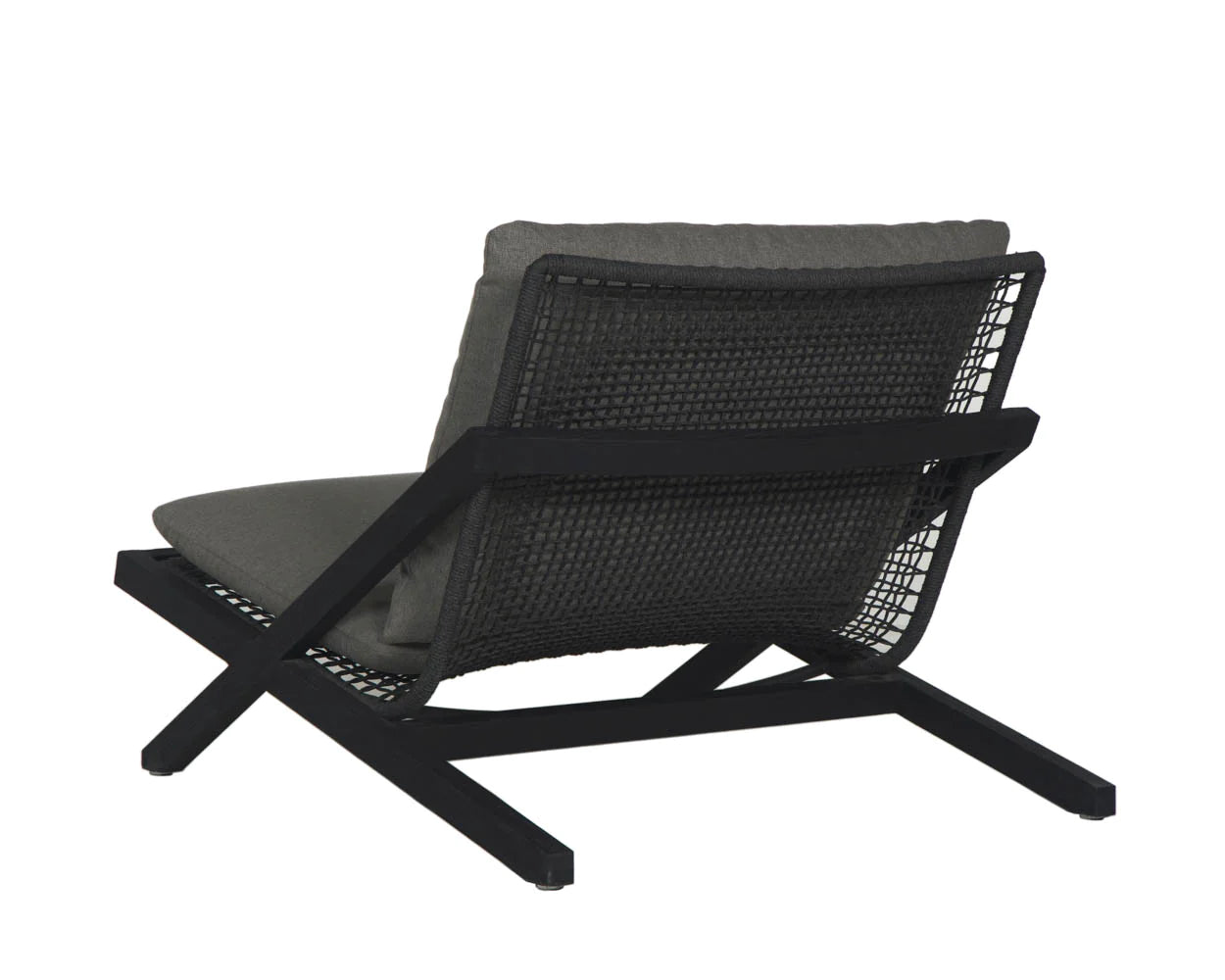 Bari Lounge Chair - Gracebay Grey - Charcoal (Patio/Outdoor)