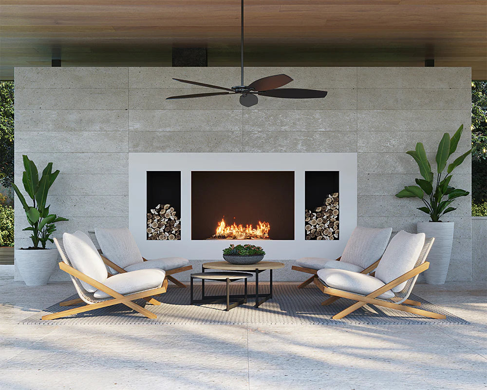 Bari Lounge Chair - Stinson White - Natural (Patio/Outdoor)