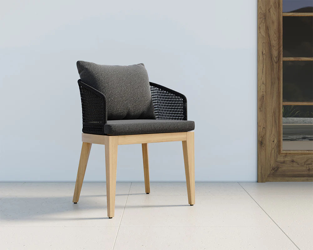 Capri Dining Armchair - Natural (Patio/Outdoor)