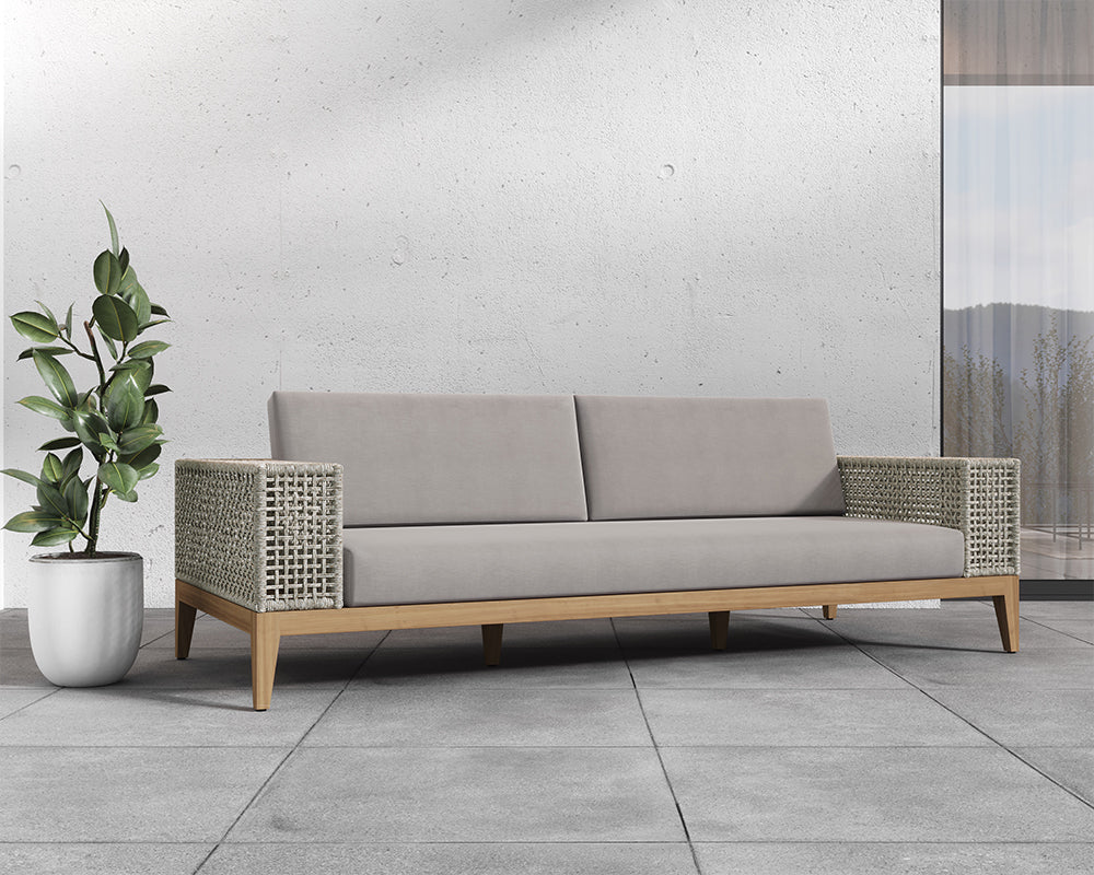 Salerno Sofa - Palazzo Taupe (Patio/Outdoor)