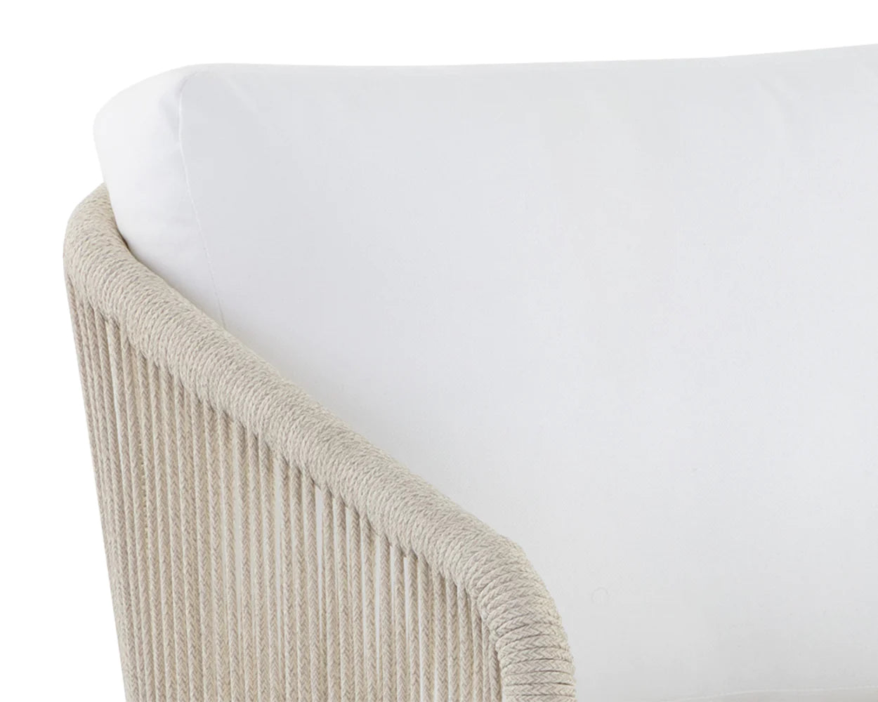 Allariz Swivel Armchair - Greige - Stinson White (Patio/Outdoor)