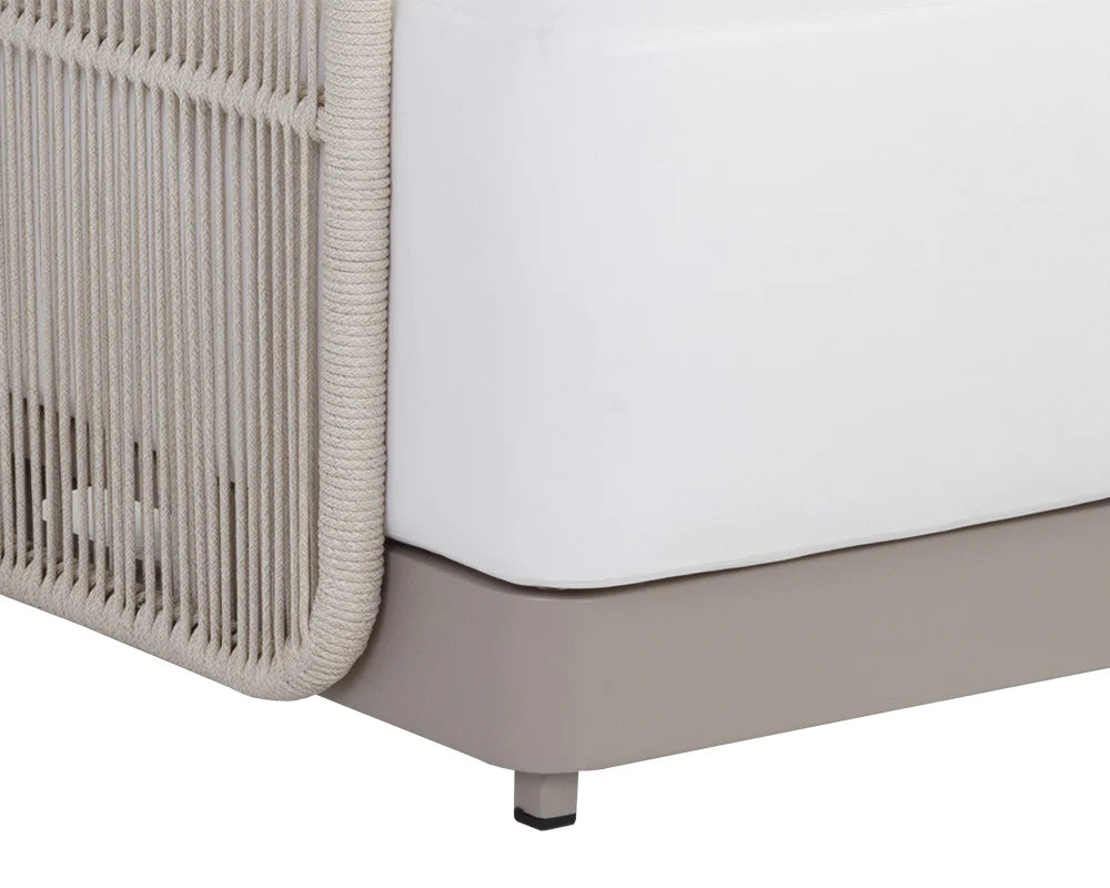 Allariz Sofa - Greige - Stinson White (Patio/Outdoor)