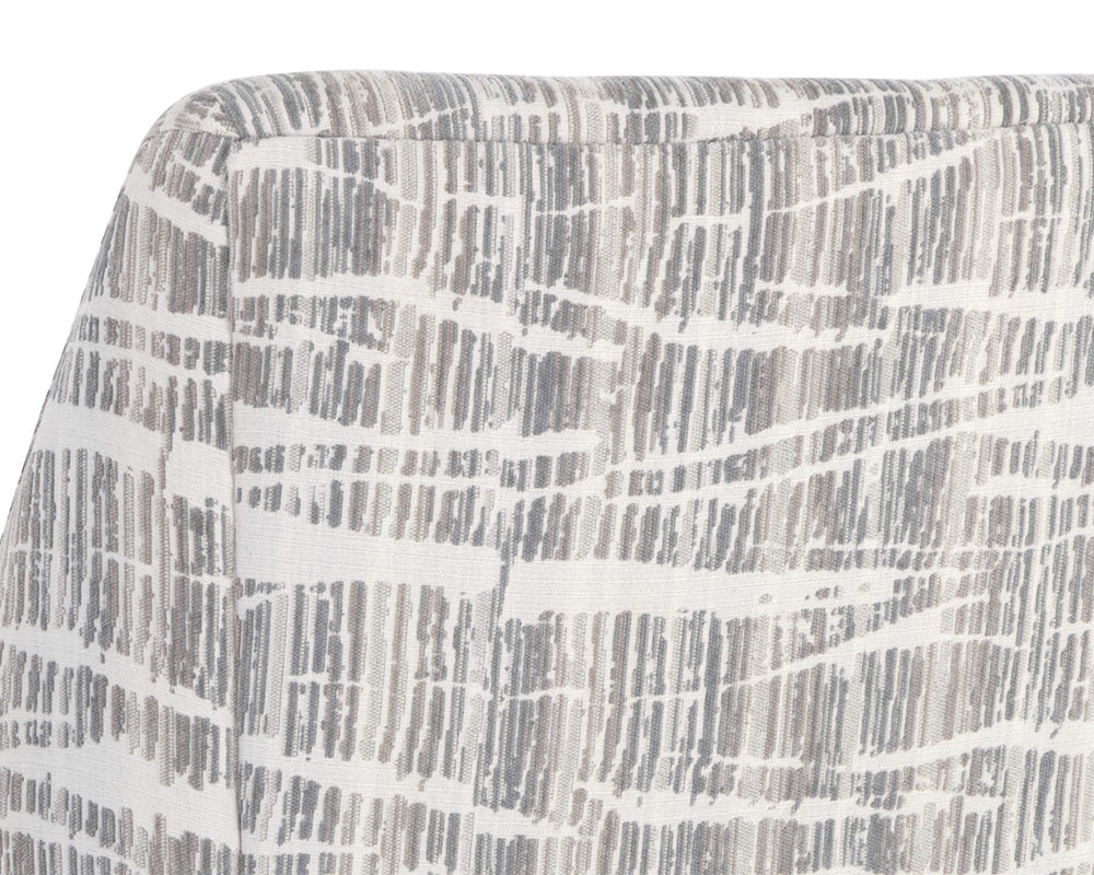Taira Swivel Lounge Chair - Shade Driftwood / Navarro Stone