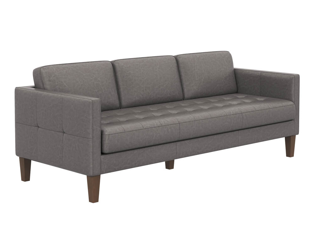 Karmelo Sofa - Vintage Charcoal Leather