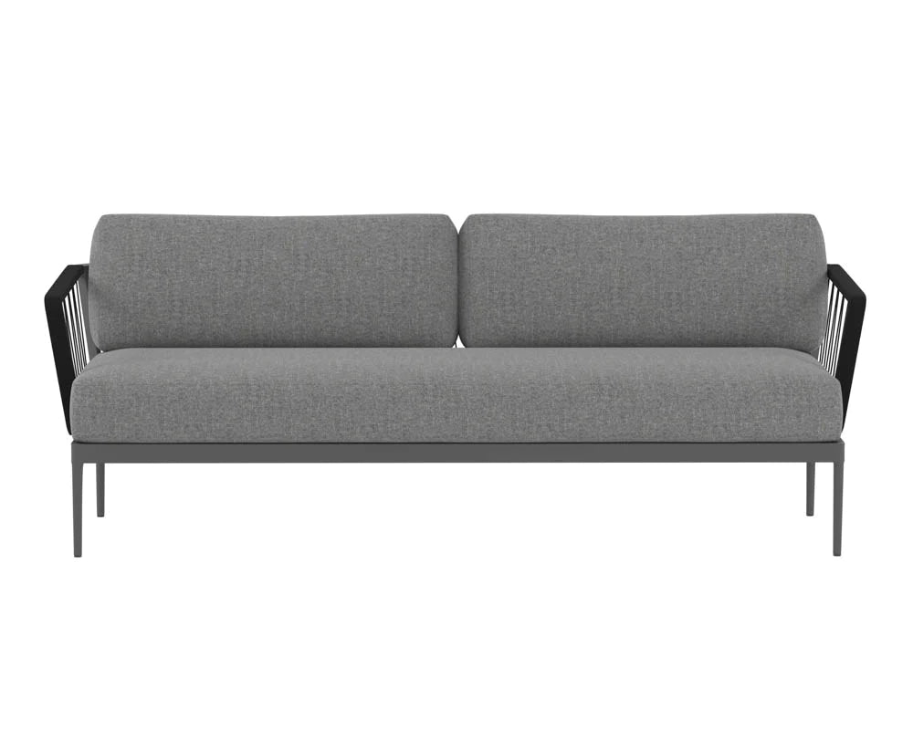 Catania Sofa - Copacabana Grey - Dark Grey (Patio/Outdoor)