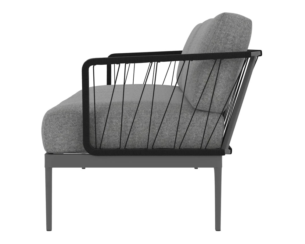 Catania Sofa - Copacabana Grey - Dark Grey (Patio/Outdoor)