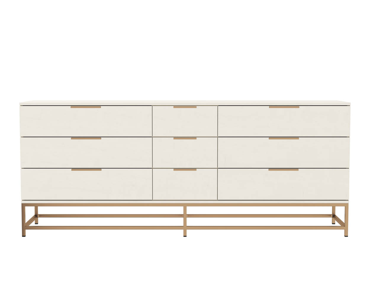 Rebel Dresser - Large - Champagne Gold - Cream