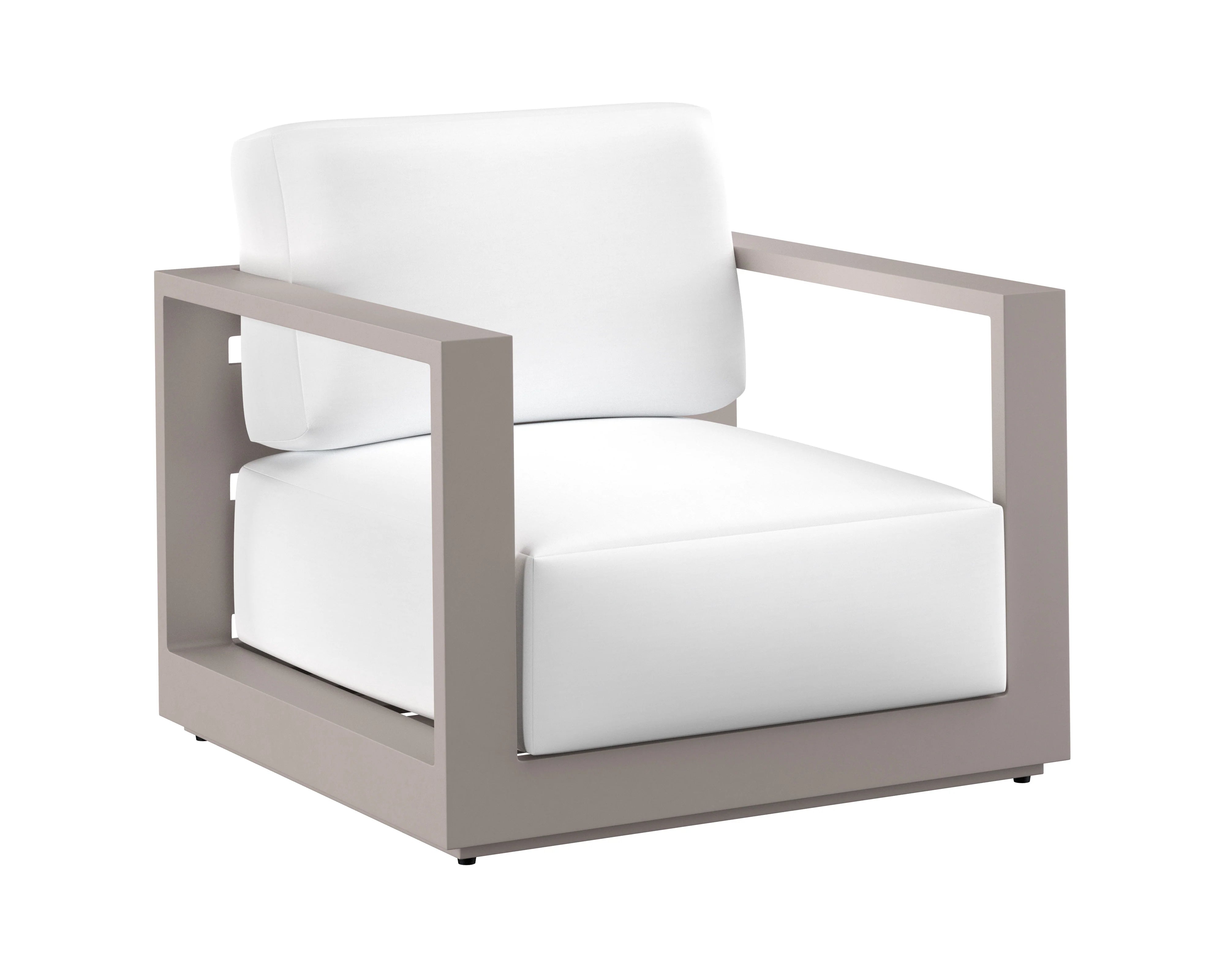 Tavira Armchair - Stinson White - Greige (Patio/Outdoor)