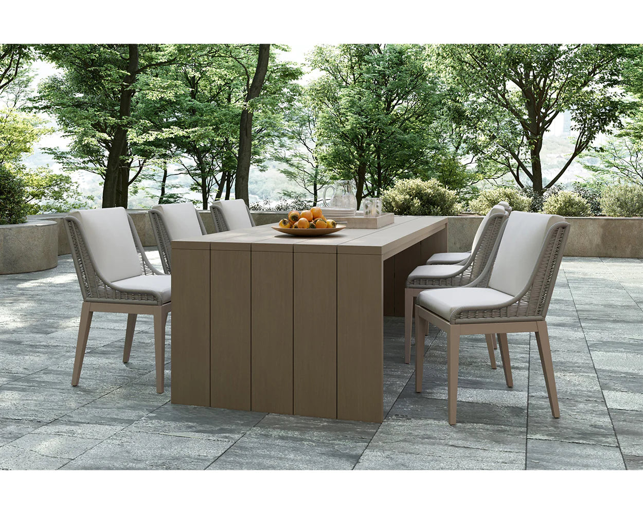 Sorrento Dining Chair - Drift Brown (Patio/Outdoor)