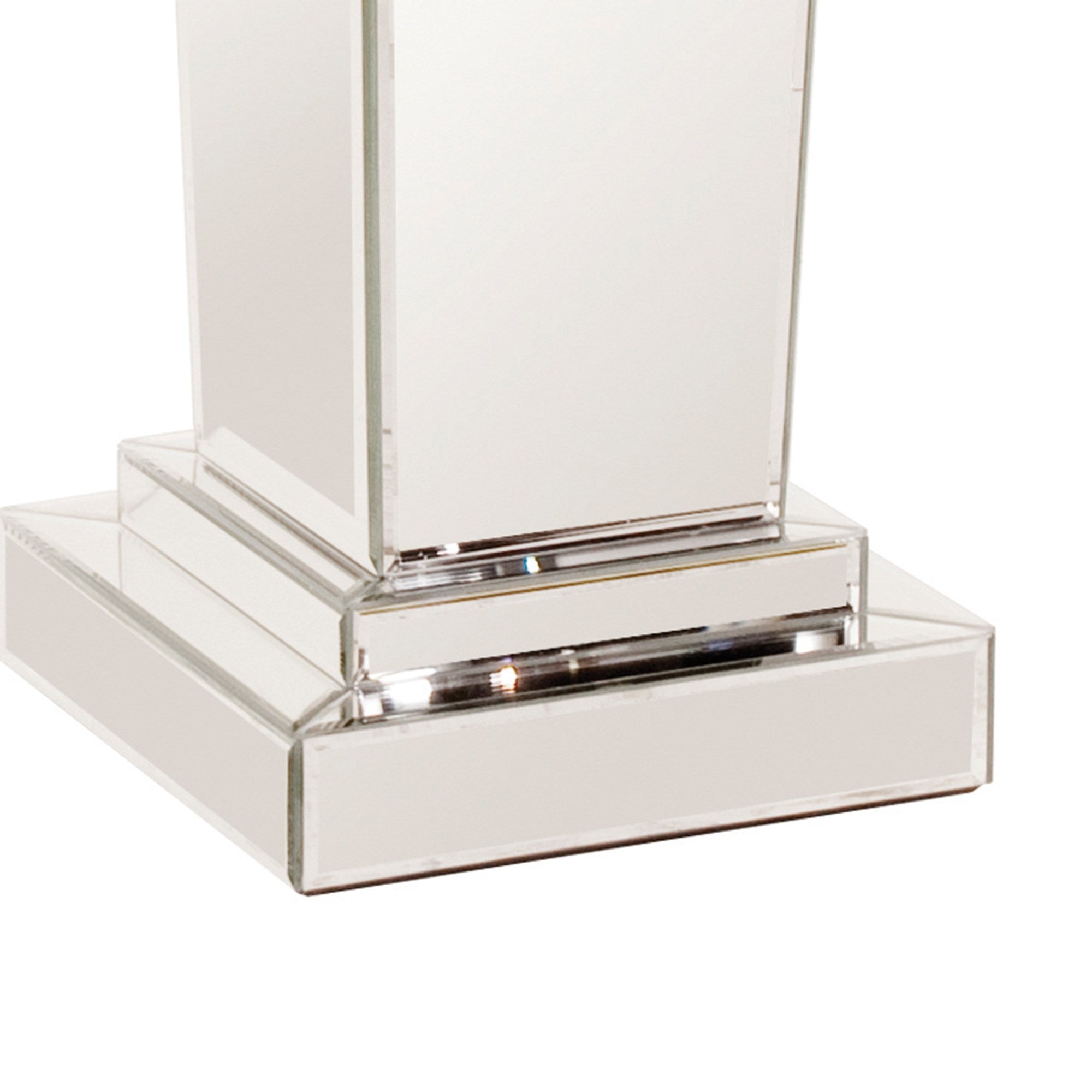 Tapered Mirrored Pedestal
