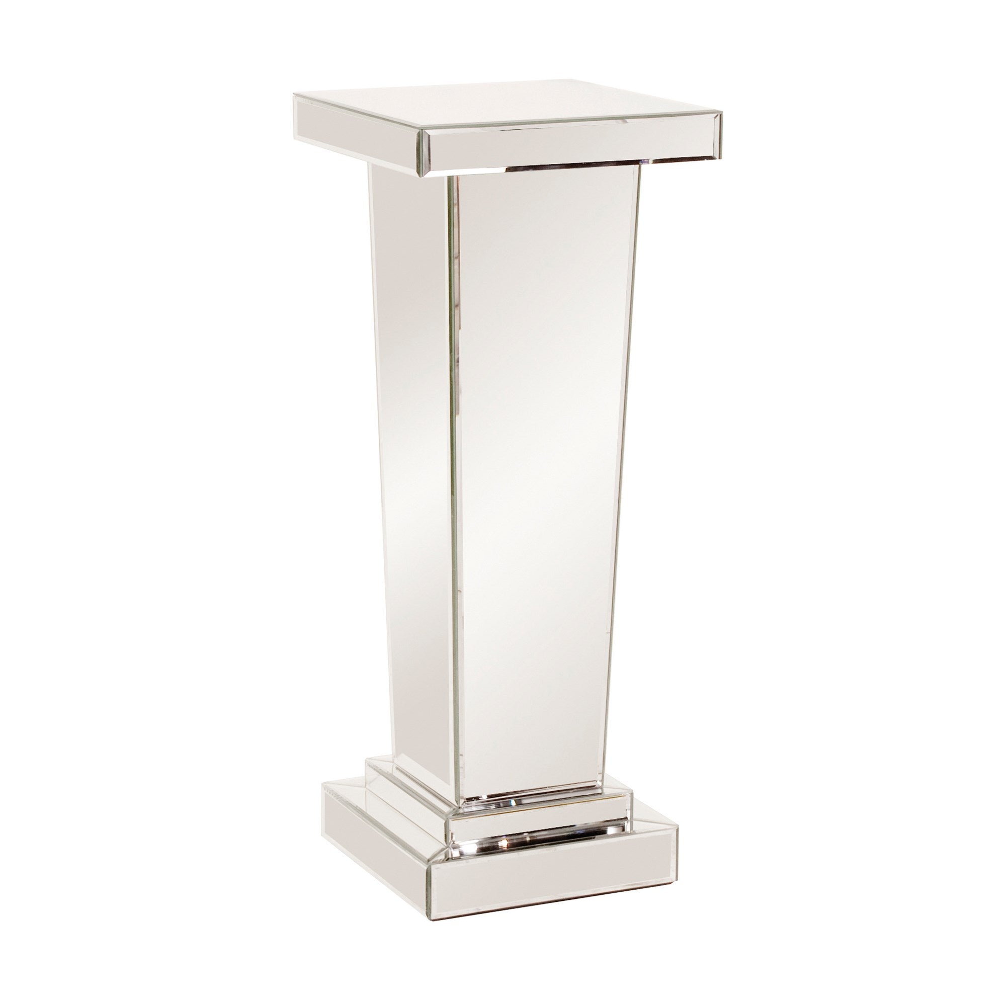 Tapered Mirrored Pedestal