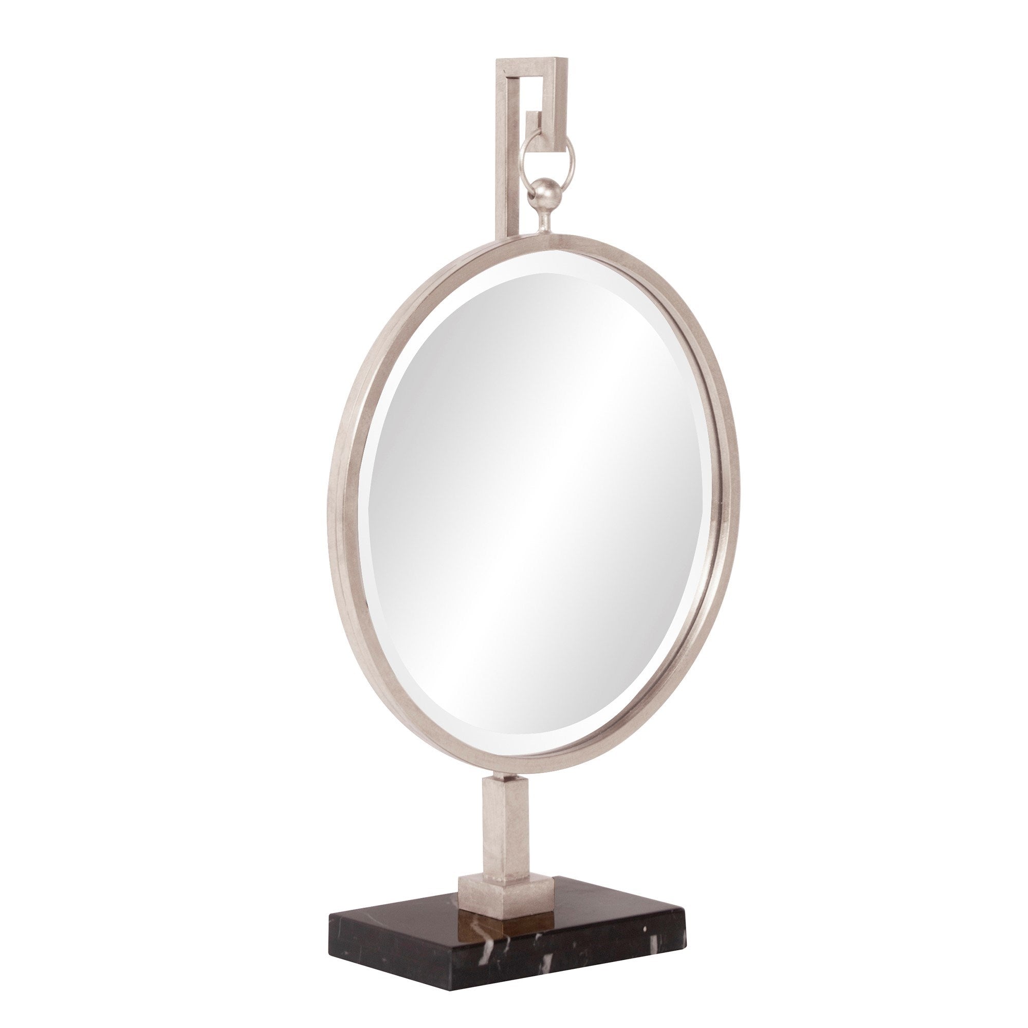 Medallion Silver Mirror