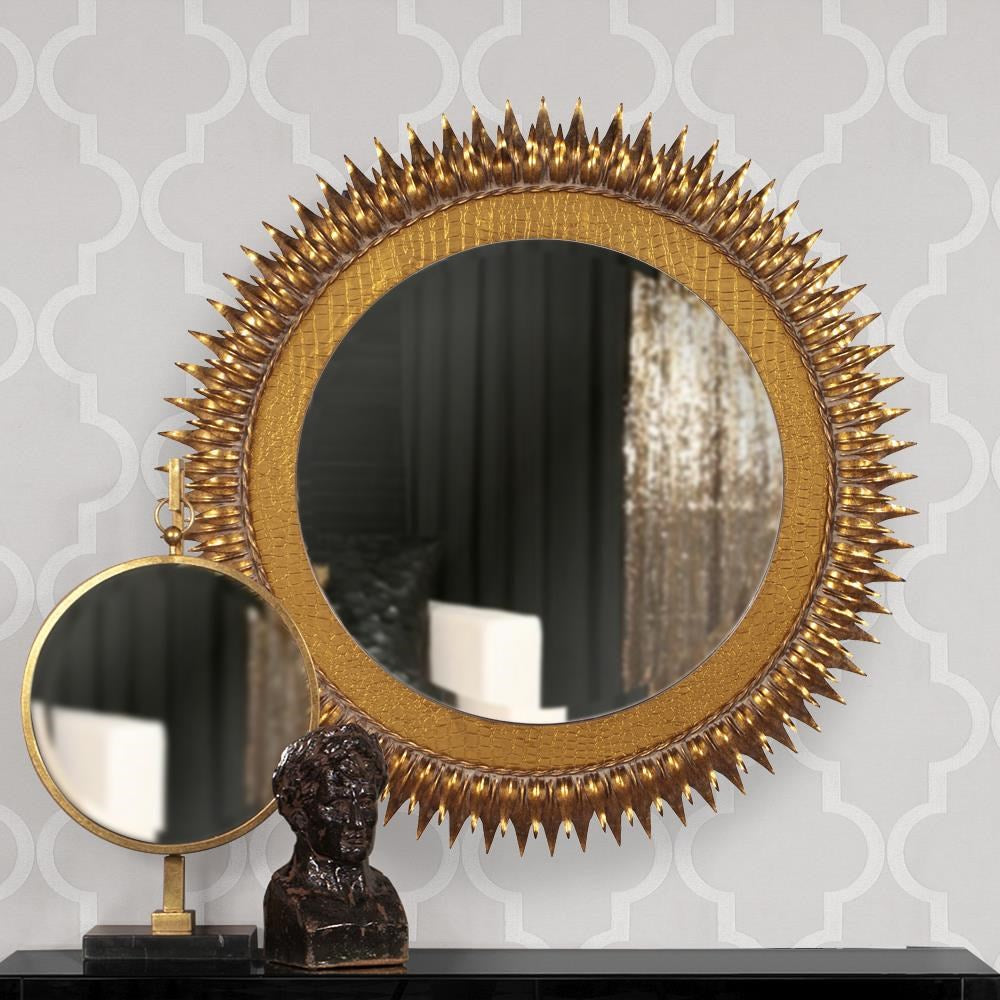 Medallion Gold Mirror