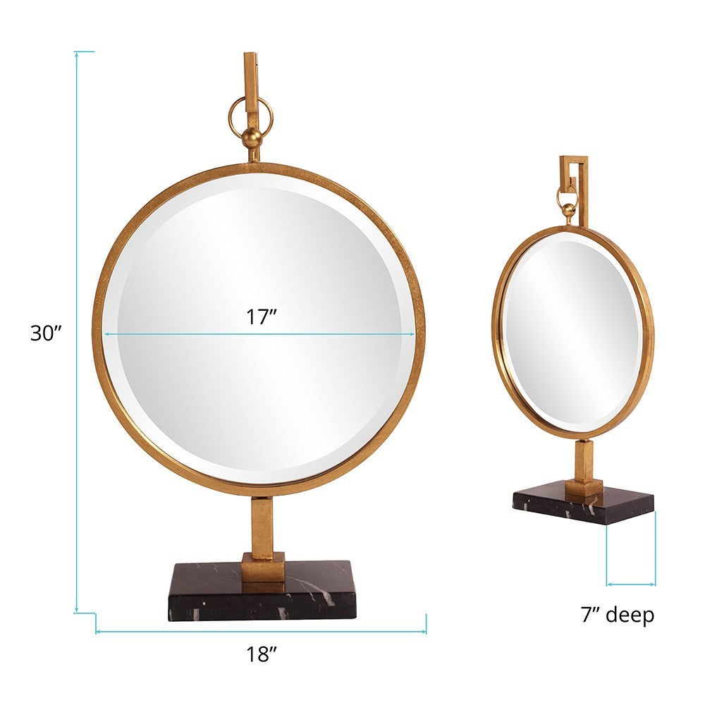 Medallion Gold Mirror
