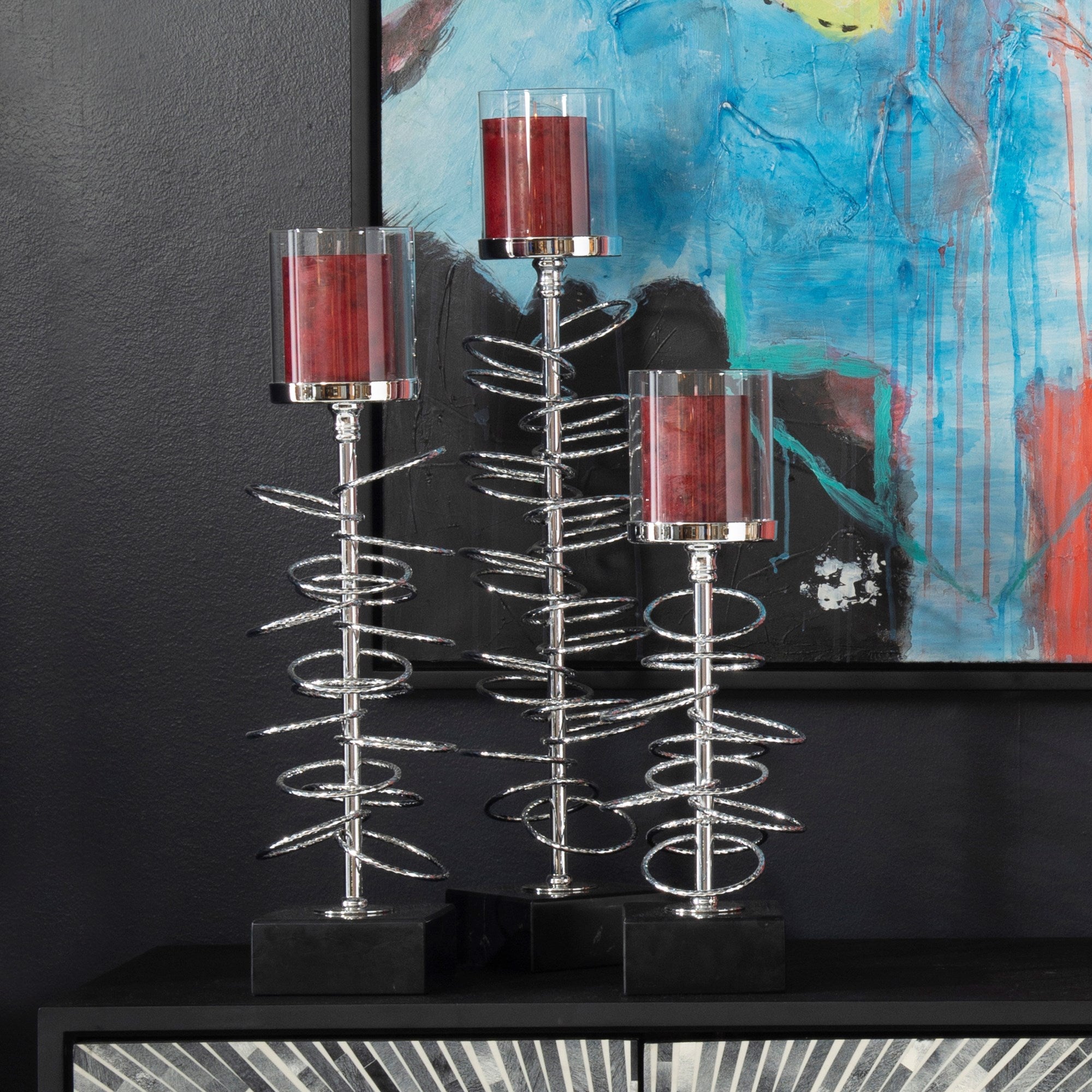 Ring Toss Candle Holder, Large