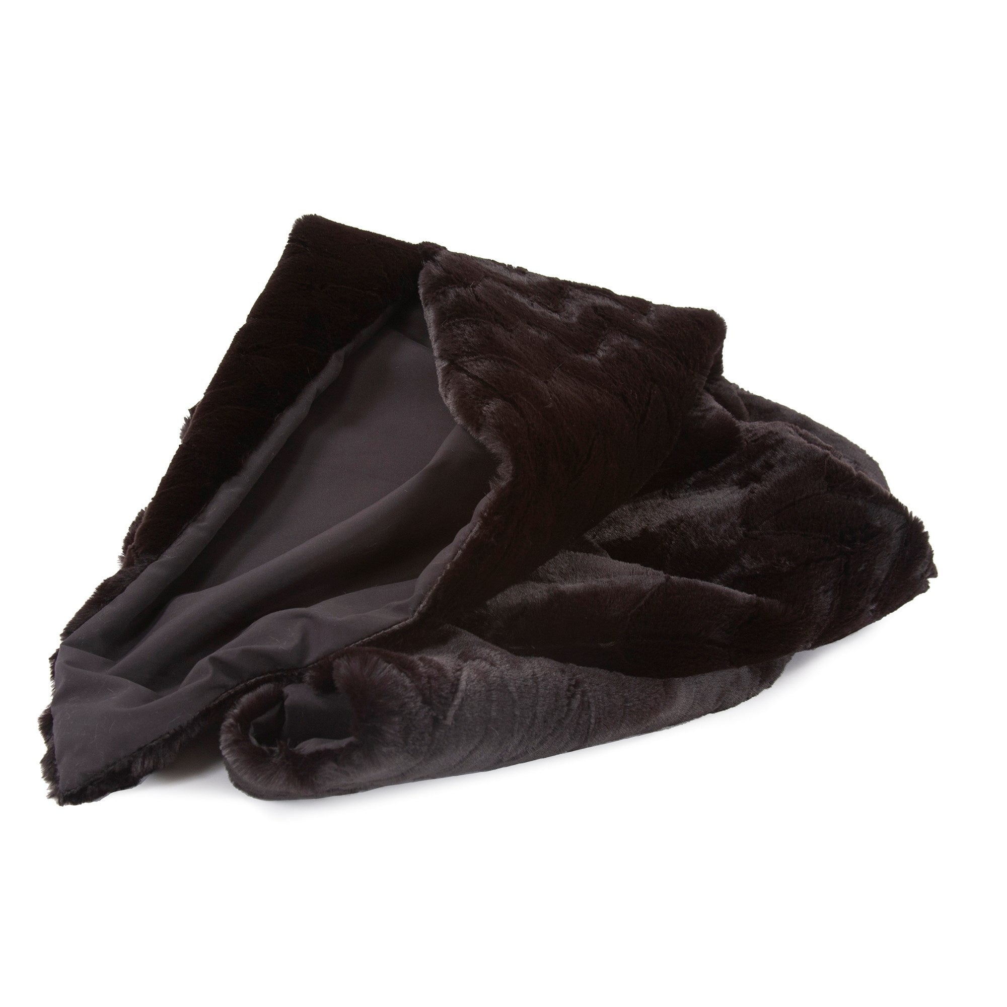 Angora Ebony Throw