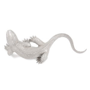 Bright Nickel Plated Lizard