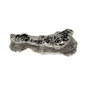 Silver Plated Log Replica on Metal Stand