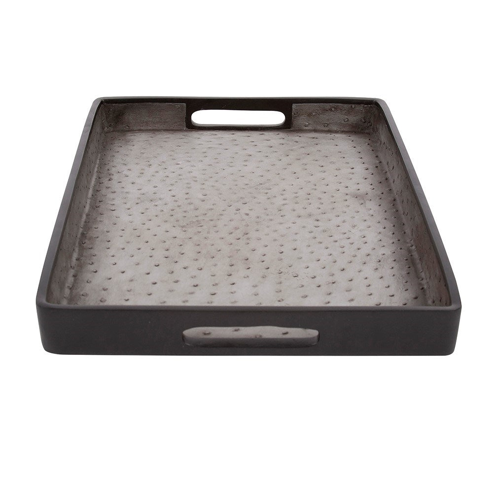 Faux Ostrich Skin Tray