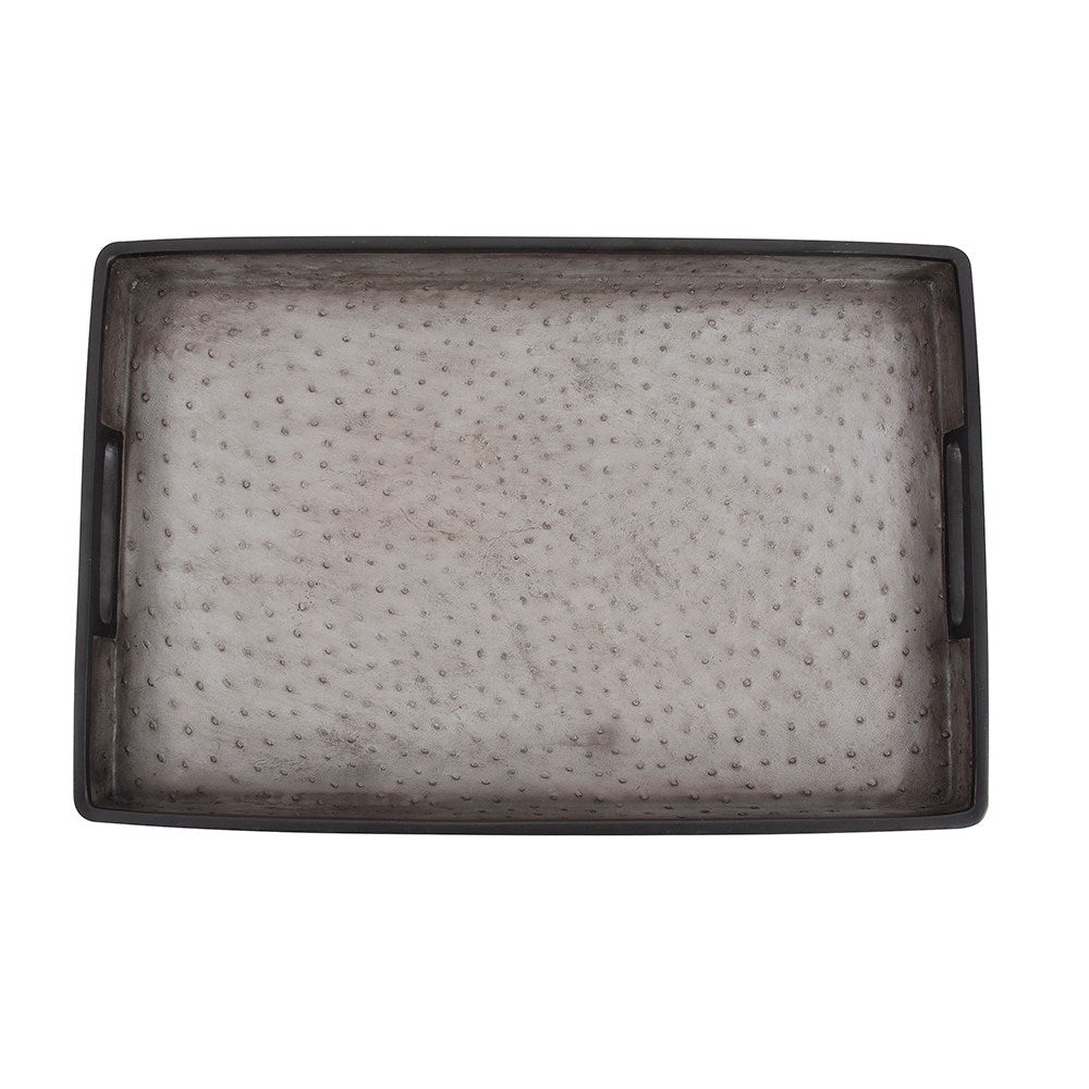 Faux Ostrich Skin Tray