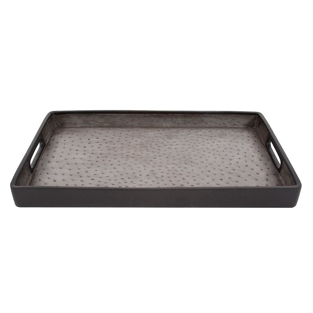 Faux Ostrich Skin Tray